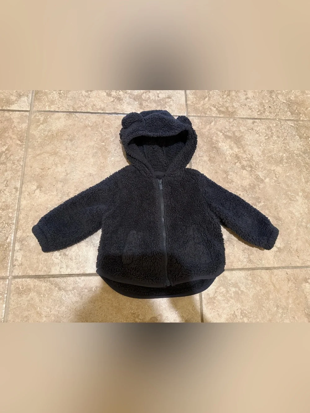 Carter’s Child of Mine Winter Coat & Old Navy Zip-Up Fleece Bear Jacket